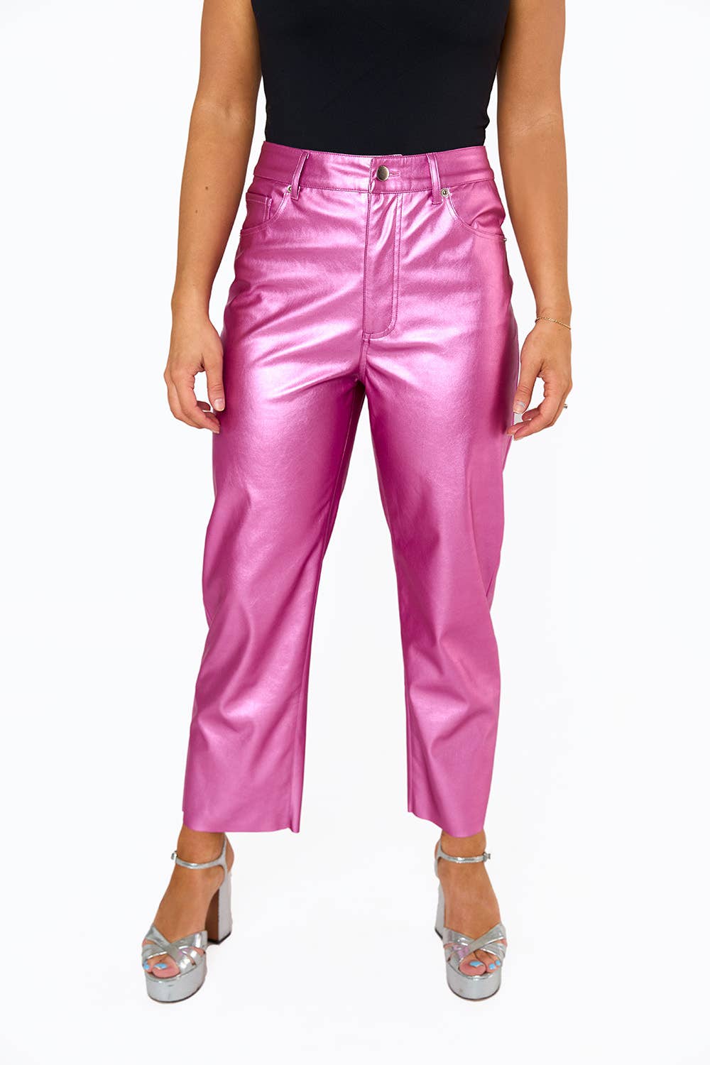 Pink Metallic Pant