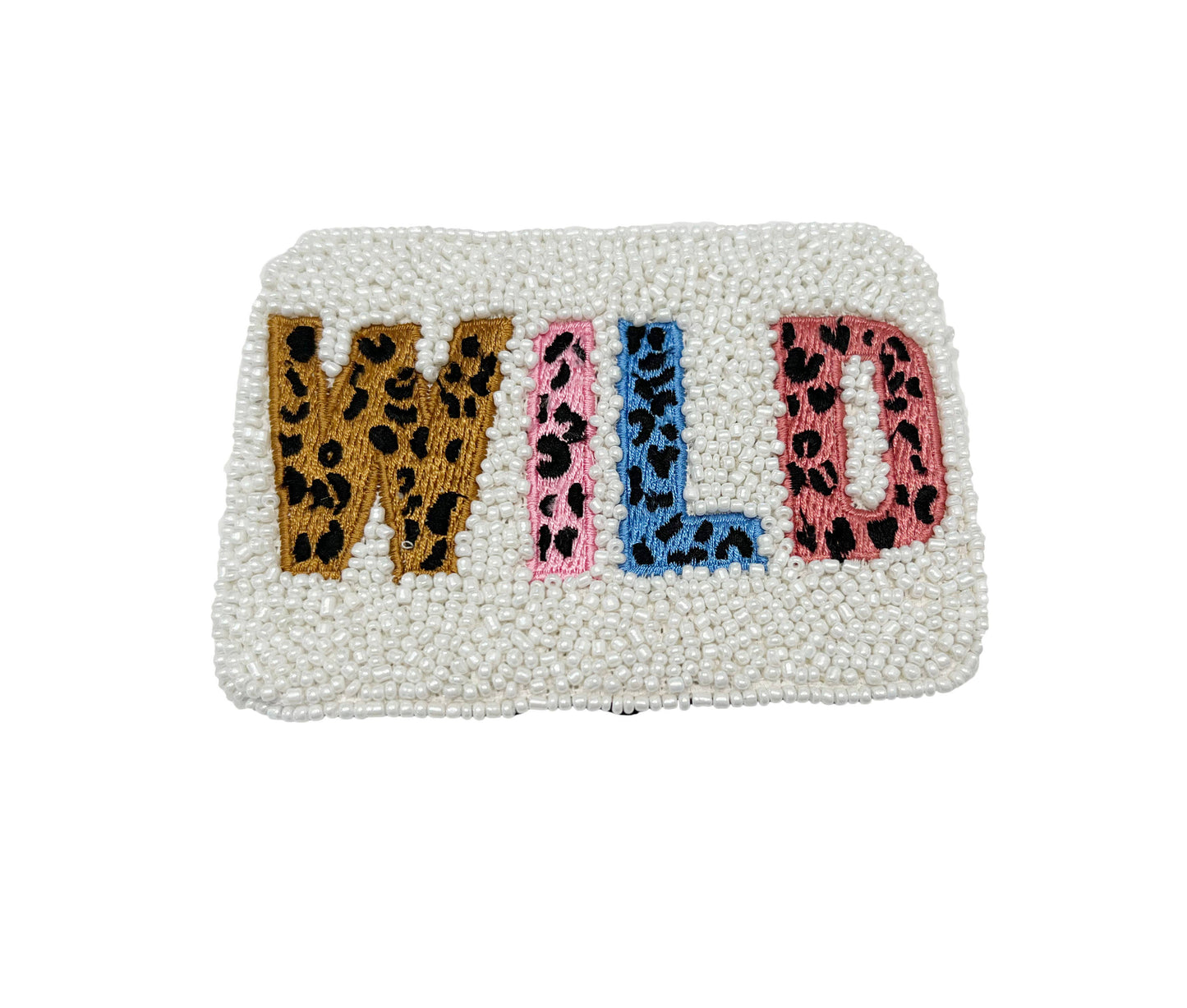Wild Handmade Beaded Coin Purse for Women