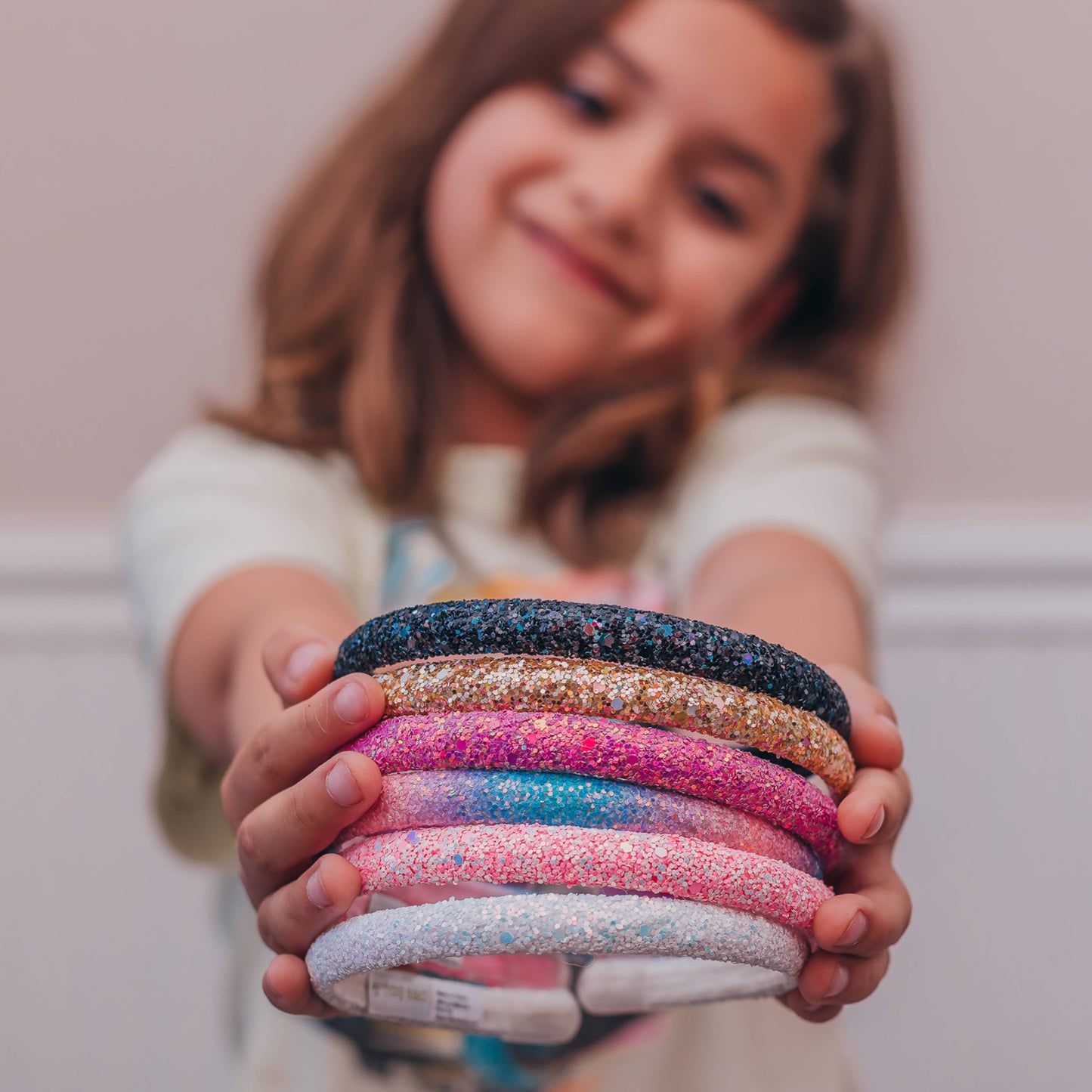 Thin Glitter Headband - Padded Hair Bands