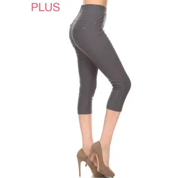 Plus Size Capri Jeggings