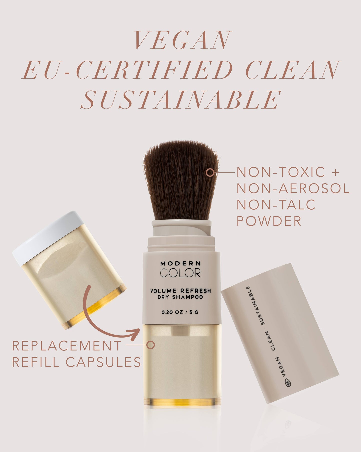 Volume Refresh Dry Shampoo Powder Brush