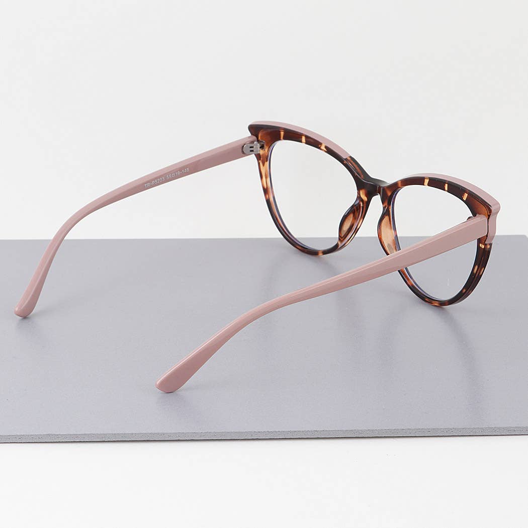 Two Toned Marble Cateye Optical Glasses