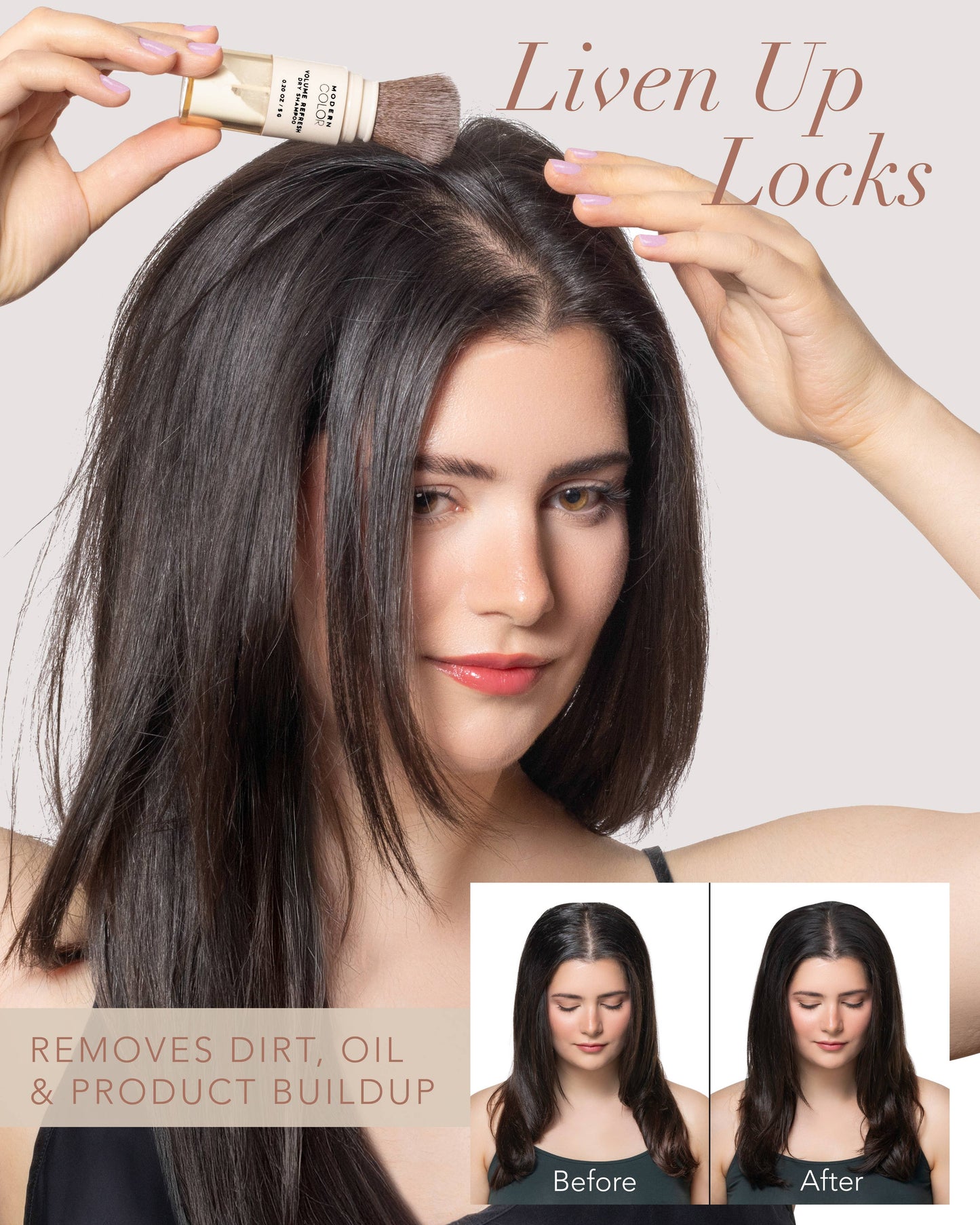 Volume Refresh Dry Shampoo Powder Brush