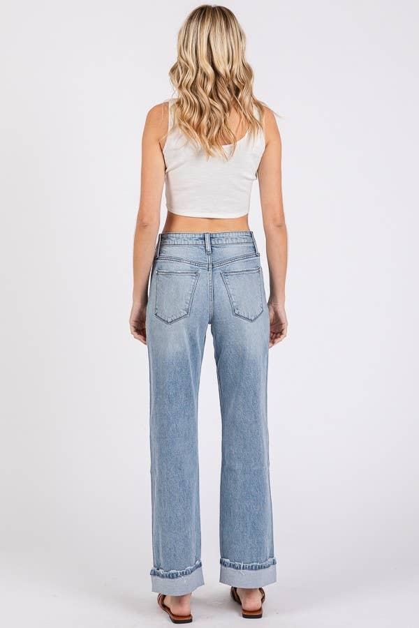 SUPER SOFT TOUCH LOW RISE COMFORT BAGGY STRAIGHT