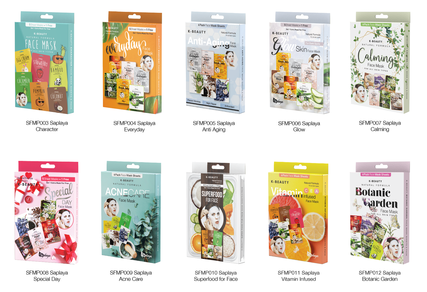 Face Mask Sheet 6 PK