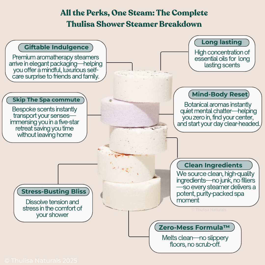 Valentine's Day Gift Shower Steamers | 2 pk Bergamot + Plum