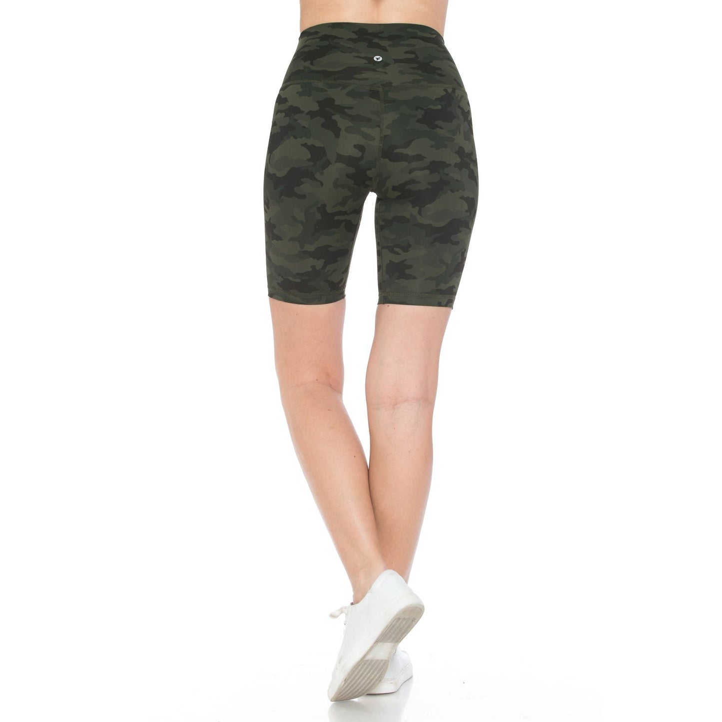 Premium Nylon Activewear Print Bike Shorts (8" Inseam)