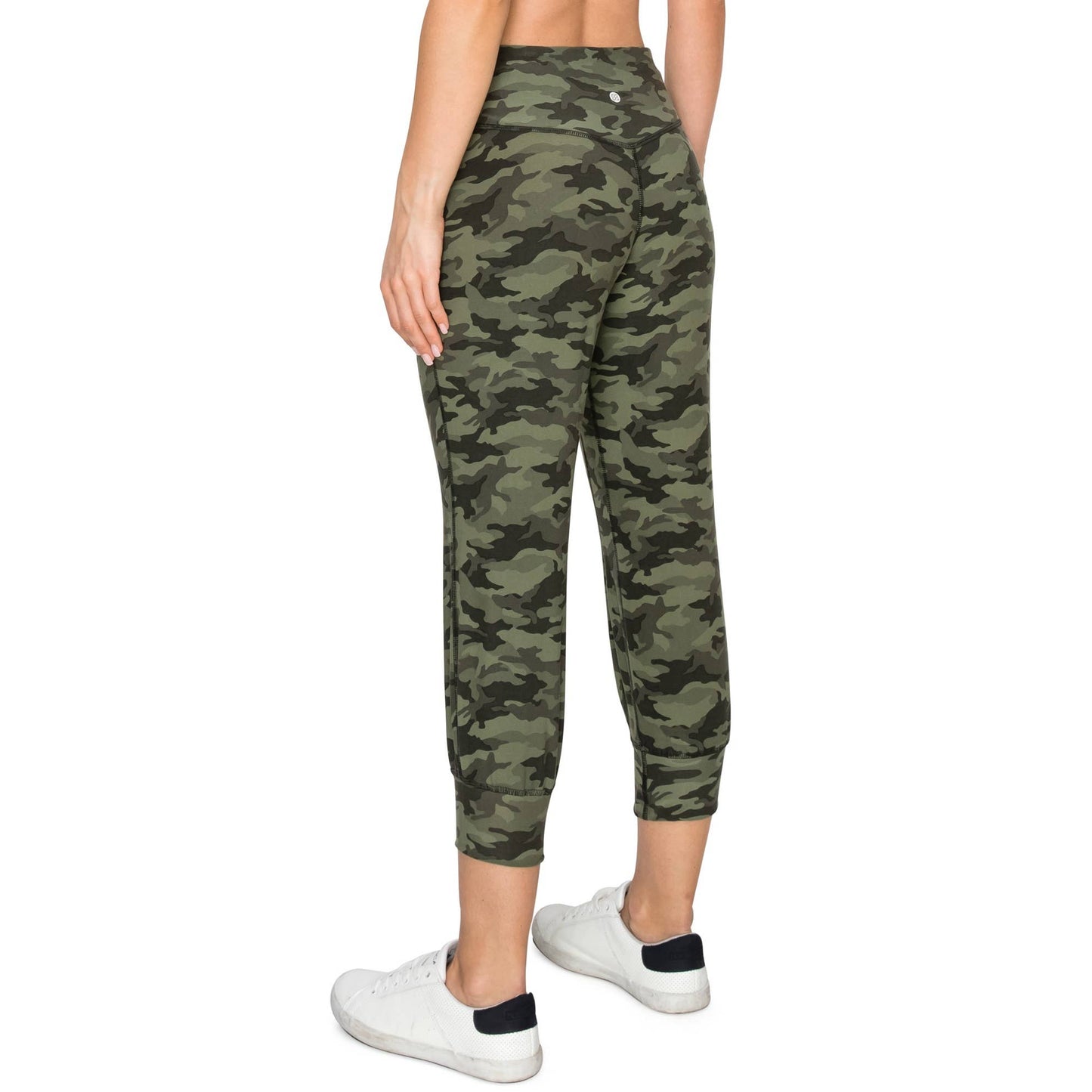 Slim Fit Activewear Capri Joggers with Hidden Back Pocket