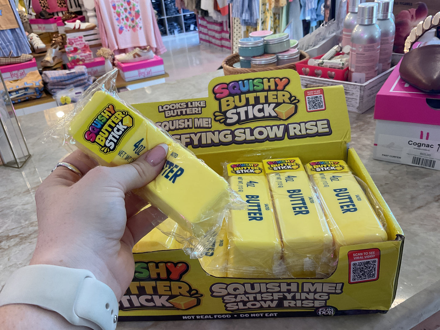 Fun Doh 6" Butter Stick Slow Rise Fidget Toy