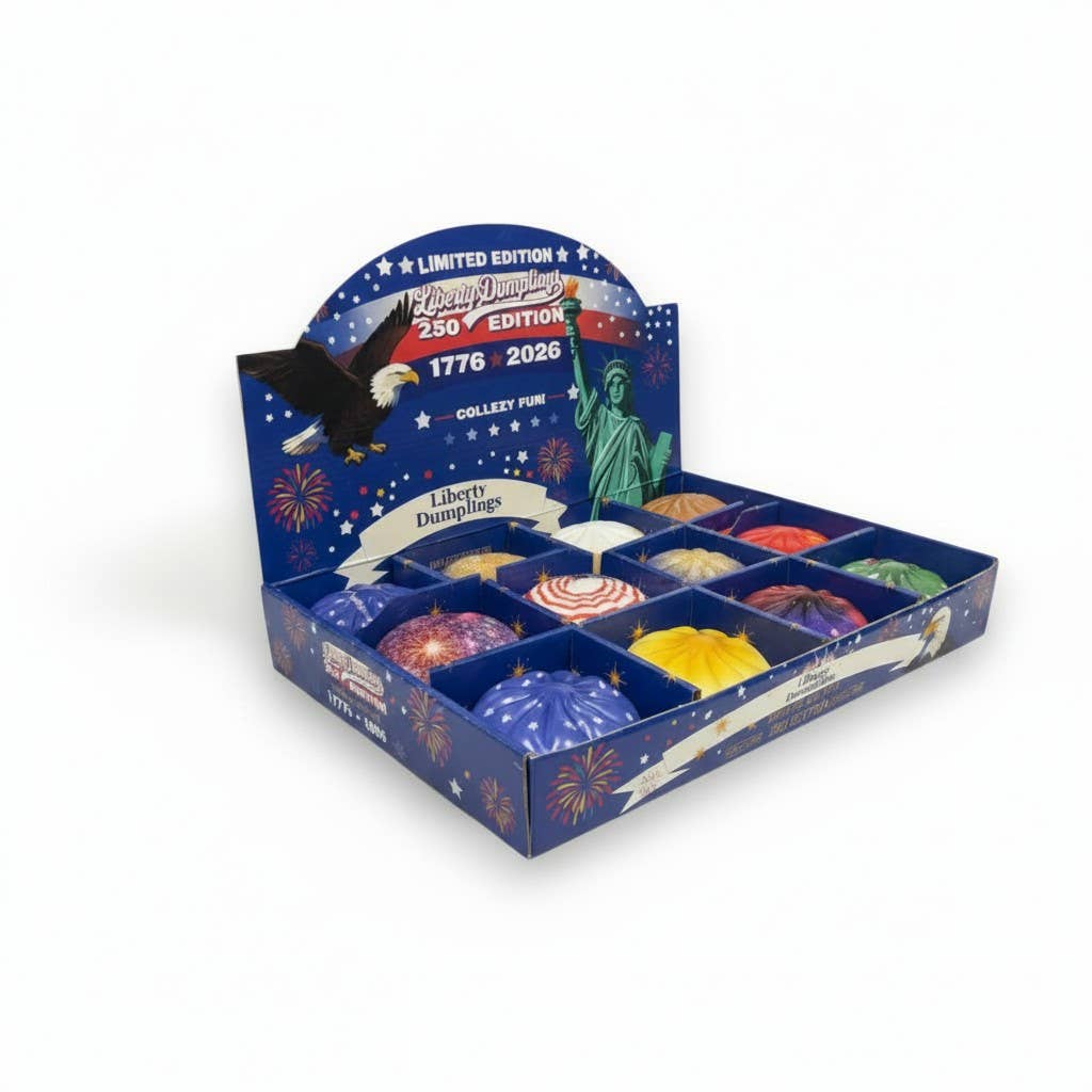 Limited Edition Liberty Dumplings –Americana Squishy 12ct