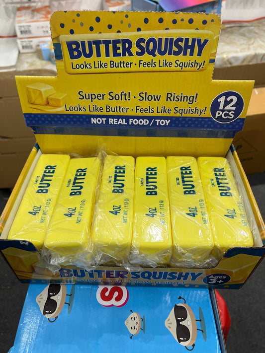 4oz Squishy Yellow & RAINBOW Butter | Toy | Trendy | HOT