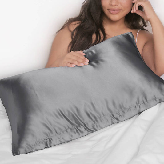 Satin Pillowcase King - Charcoal