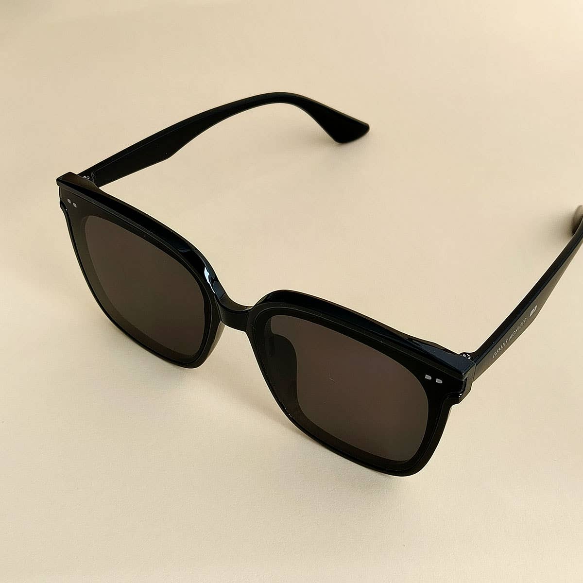 RETRO SUNSCREEN BIG FRAME THIN SUNGLASSES
