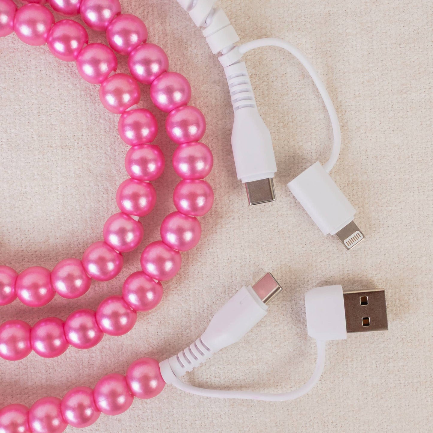 4-in-1 Beaded Charging Cable