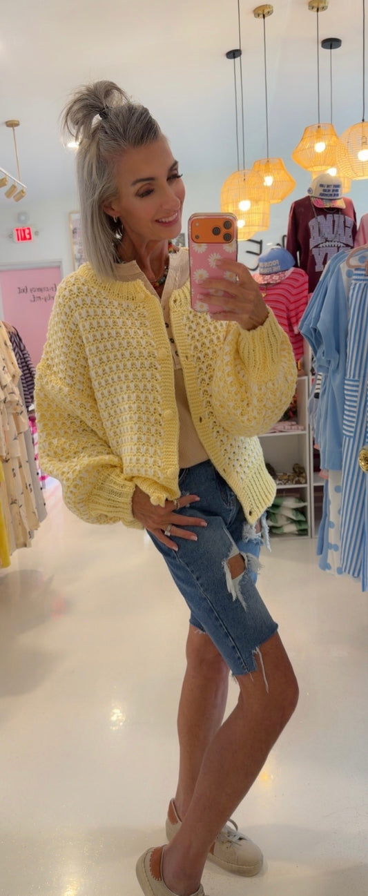 BUTTON UP CARDIGAN