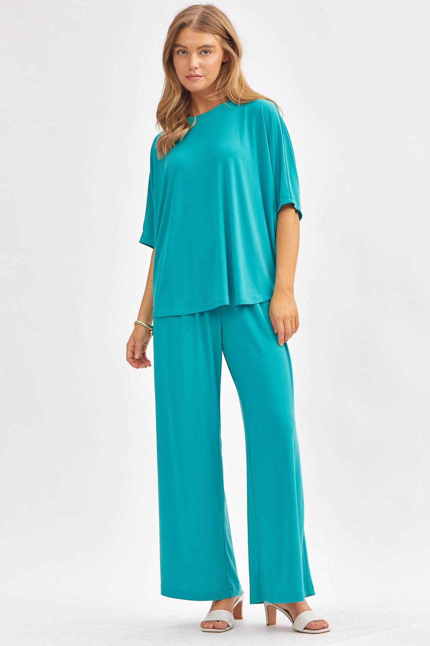 Flowy Top + Wide Leg Set TRVSET-COASTAL