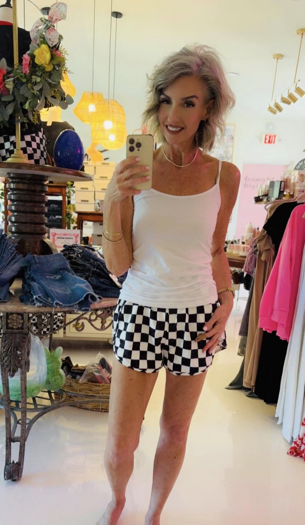 Checkerboard Shorts