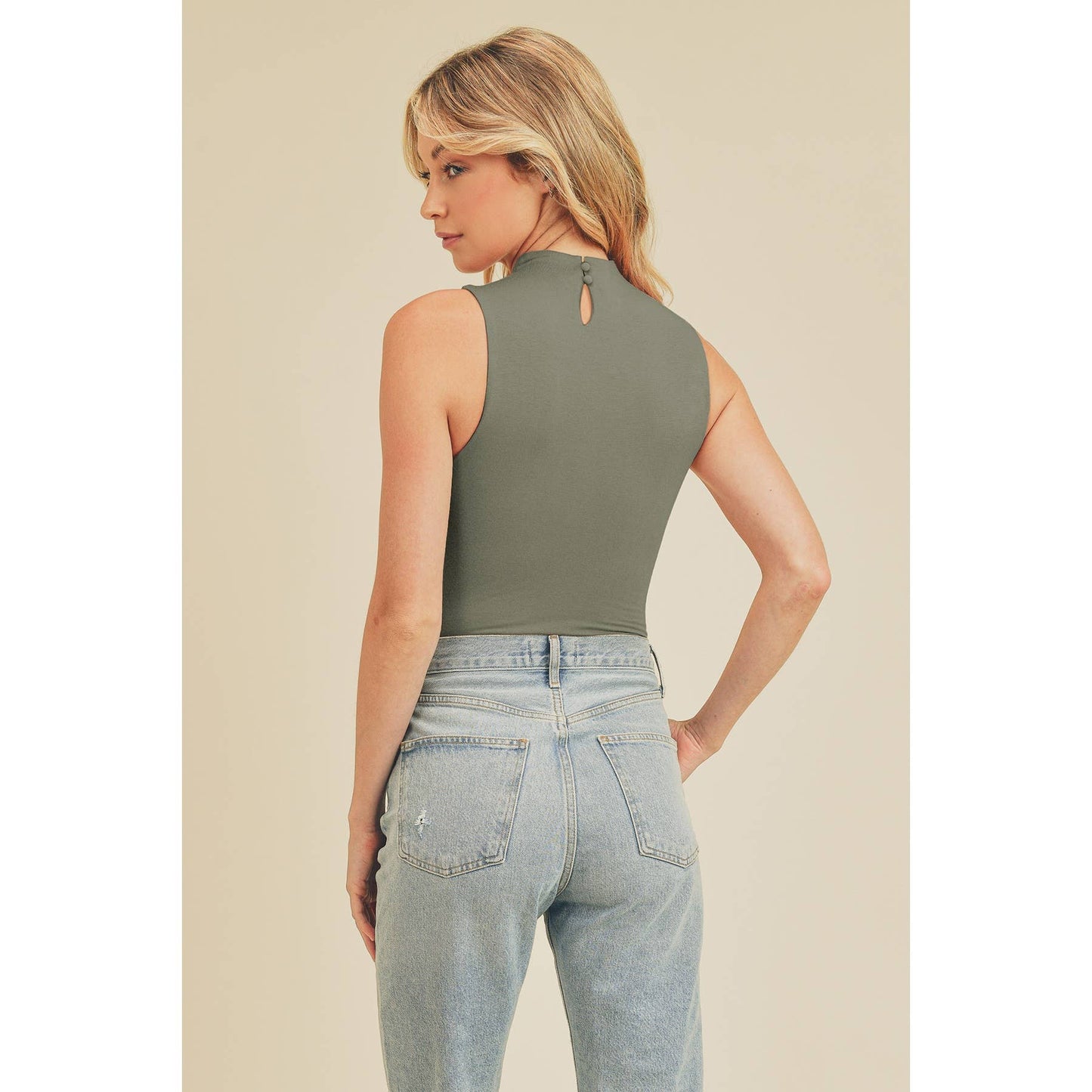 Mock Neck Bodysuit
