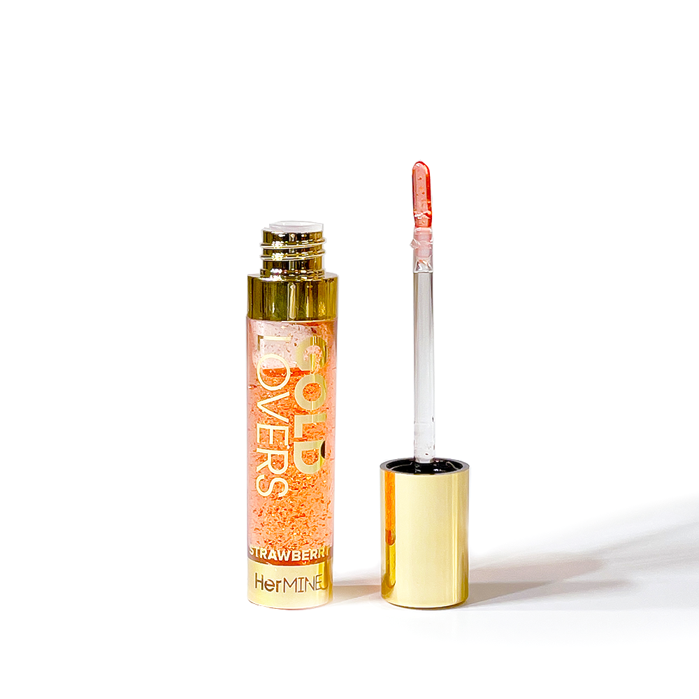 Hermine Gold Lovers Sparkling Clear Lip Gloss