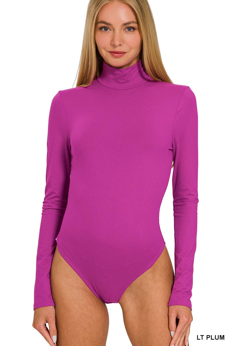 Mock Neck Long Sleeve Bodysuit