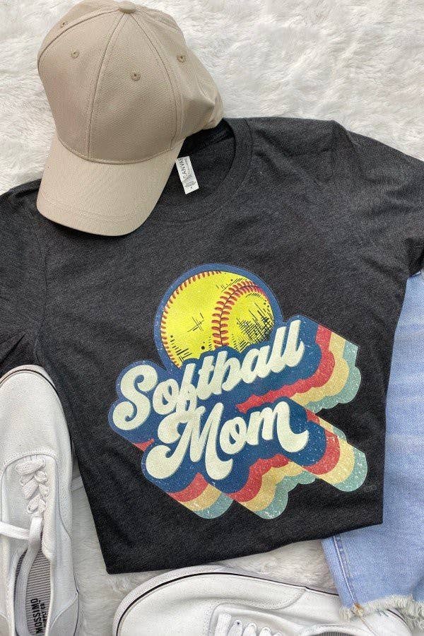 Softball Mom Graphic Tshirt