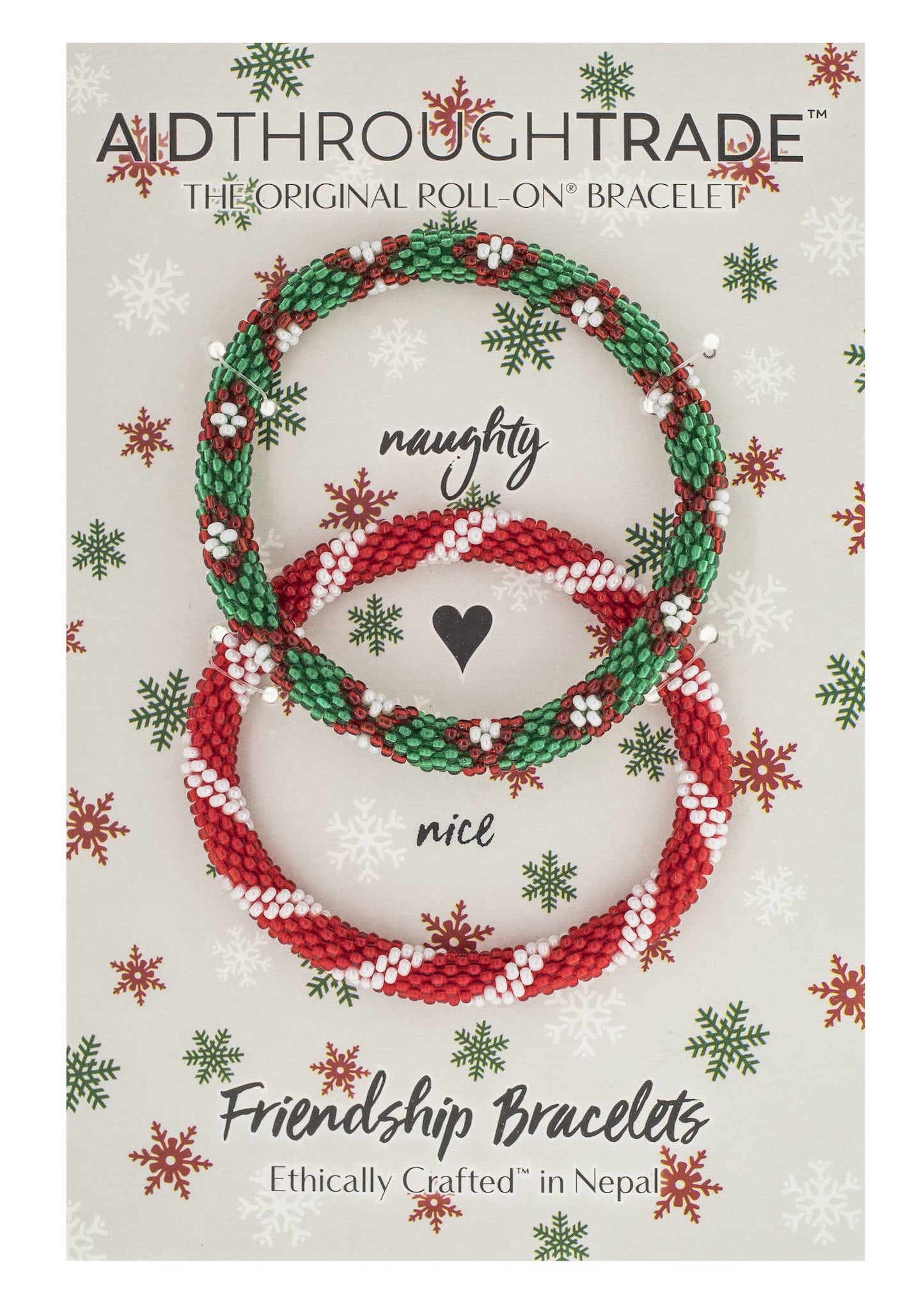 Mistletoe (Christmas) Roll-On® Friendship Bracelets