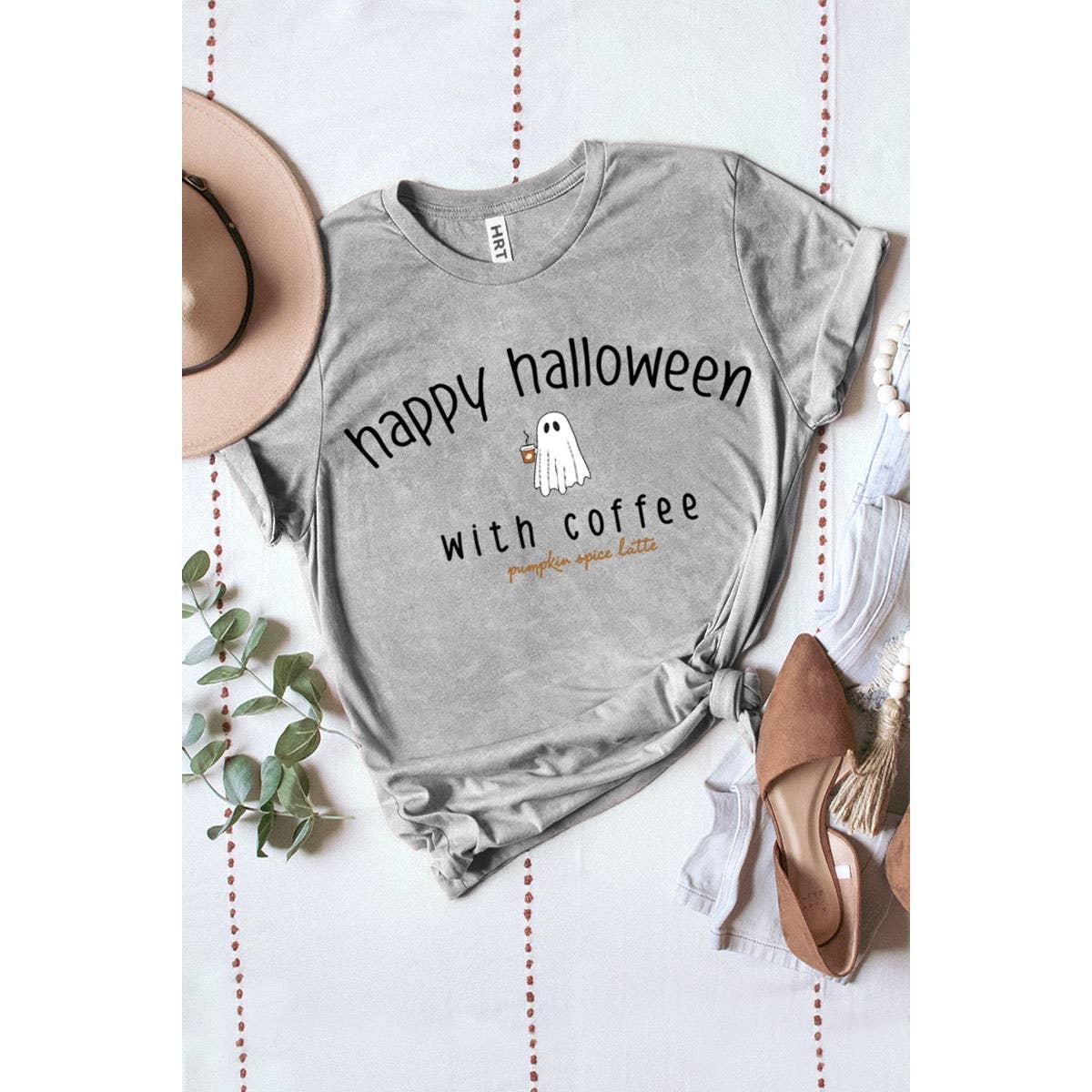 HAPPY HALLOWEEN SHORT SLEEVE GRAPHIC TEE