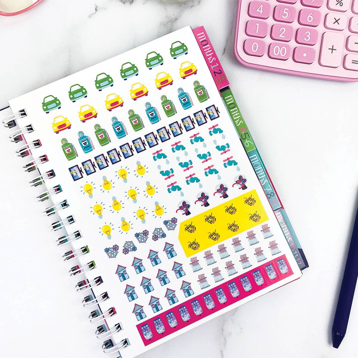 Budget Binder™ Bill Tracker Financial Planner | Open Stock