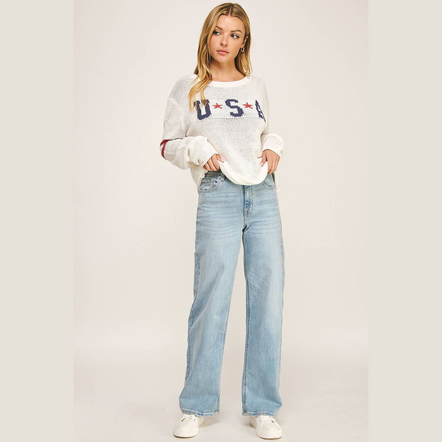 AMERICAN PRIDE GRAPHIC SWEATER