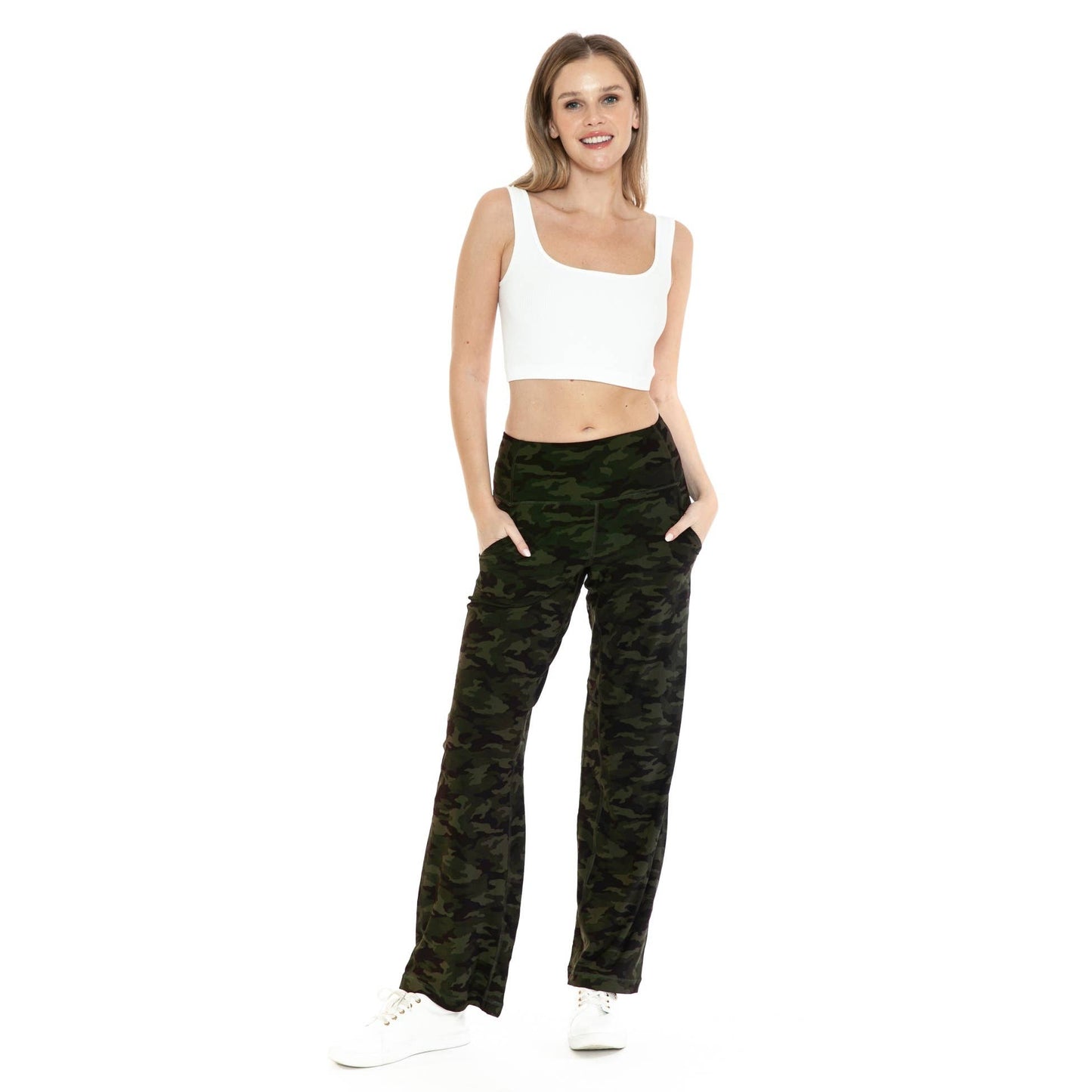 Wide Leg Activewear Pants