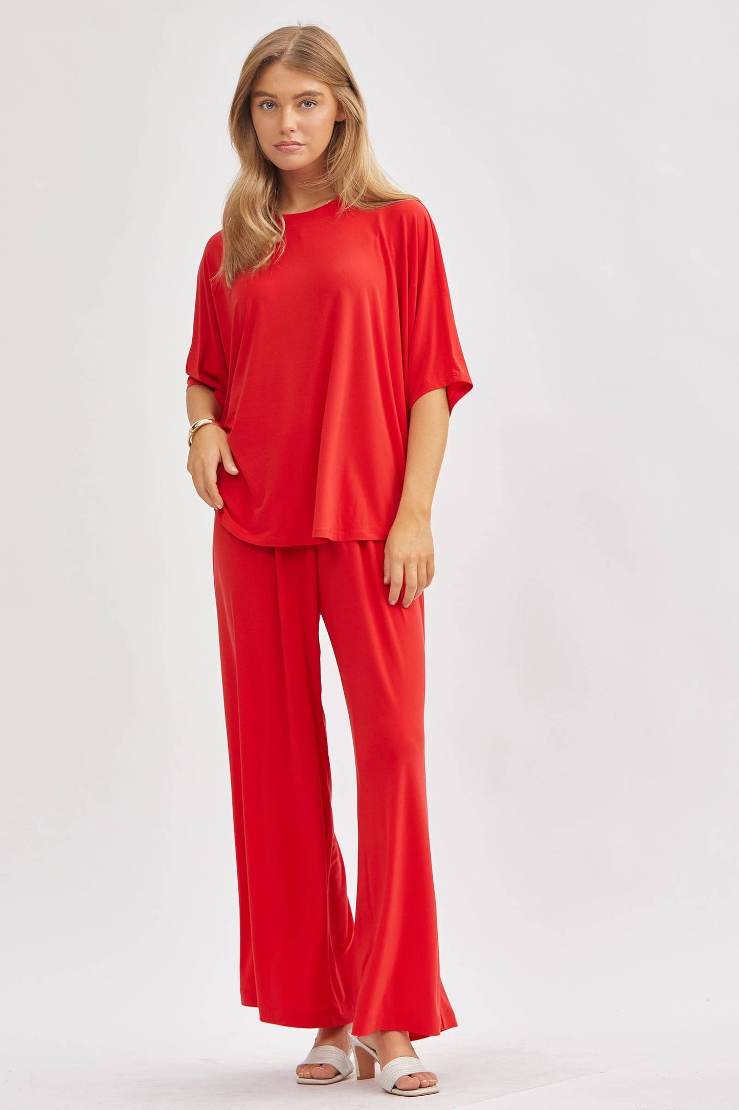 Flowy Top + Wide Leg Set TRVSET-COASTAL