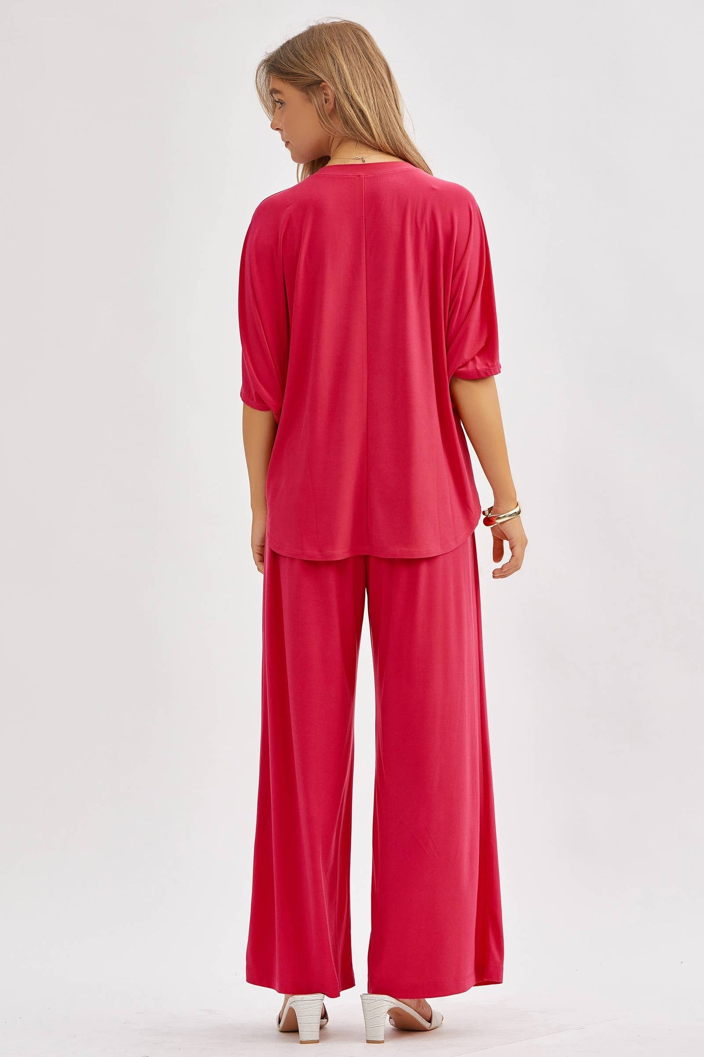 Flowy Top + Wide Leg Set TRVSET-COASTAL