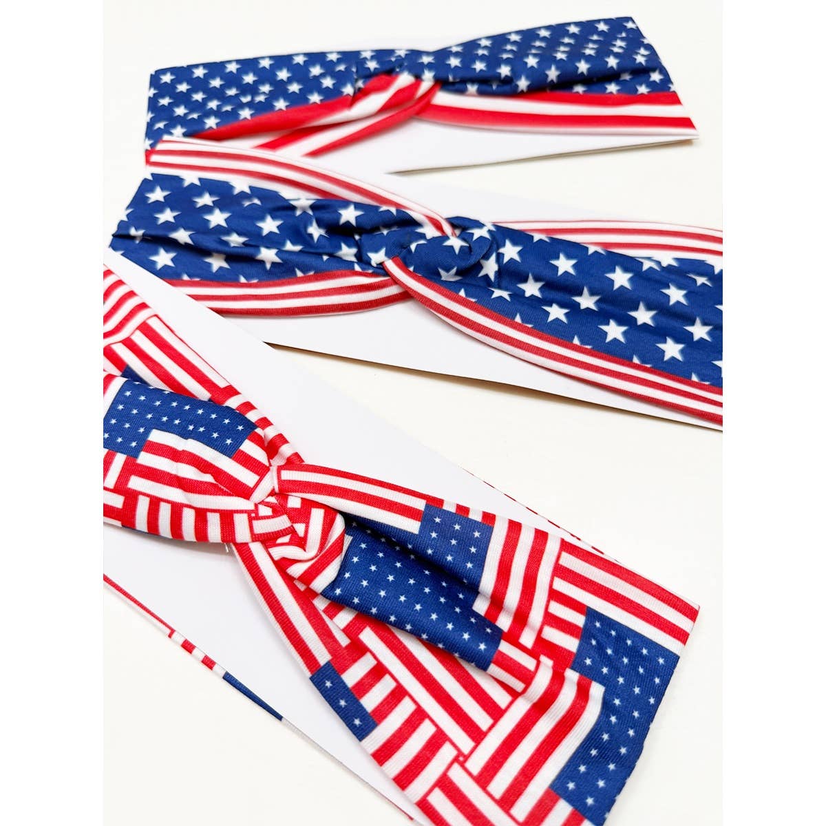 USA Flag American Patriotic Twisted Head wrap