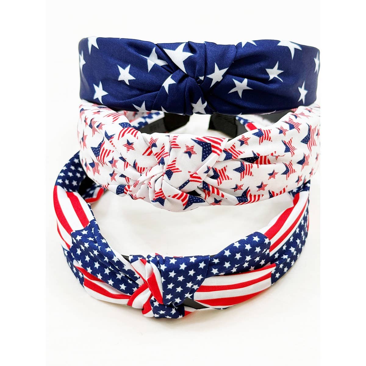 USA Flag American Patriotic Twisted Headband