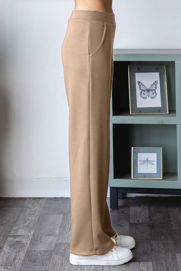 Taupe Slack Pants