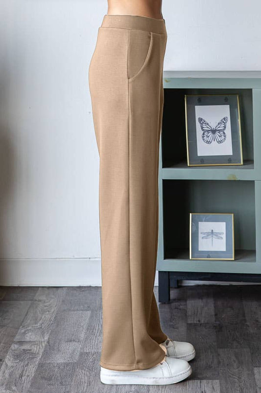 Taupe Slack Pants