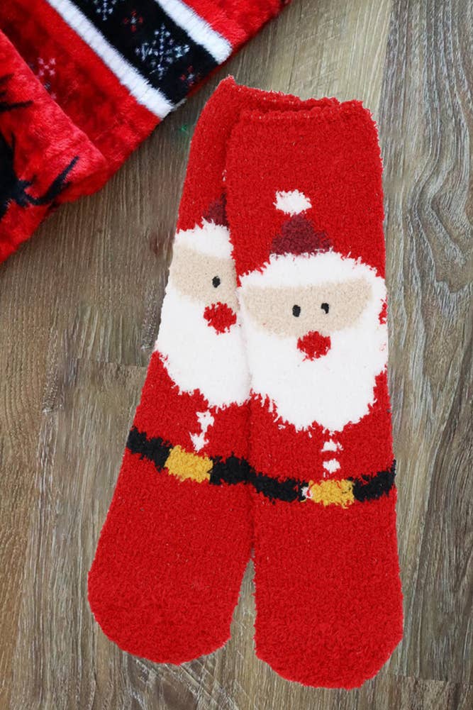 Christmas Holiday Fuzzy Socks Set