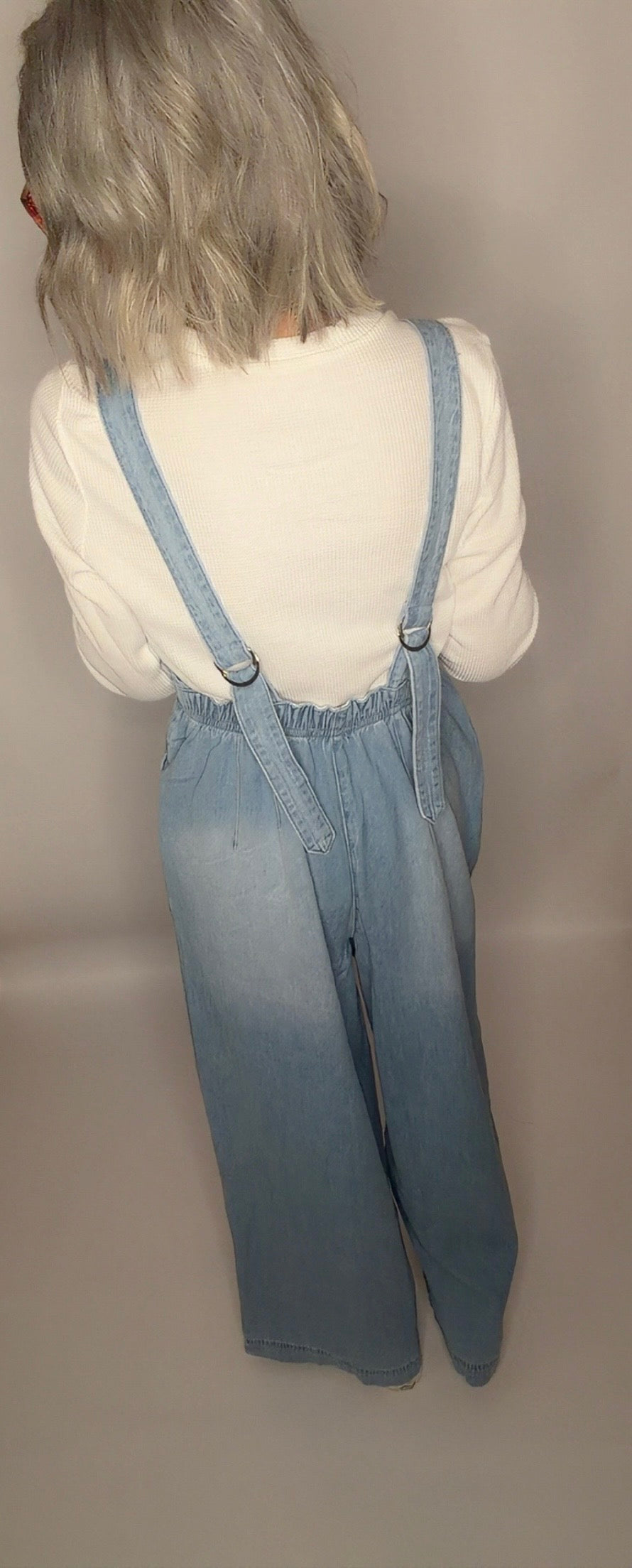 DENIM OVERALL JUMPSUIT