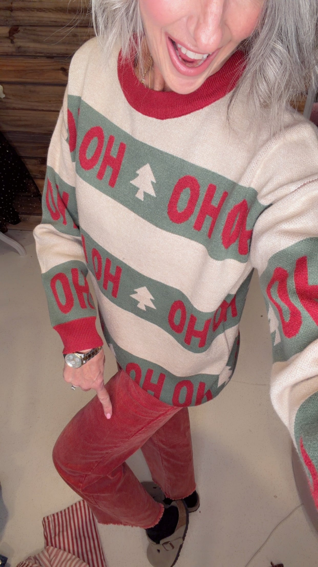 HoHoHo Sweater Top