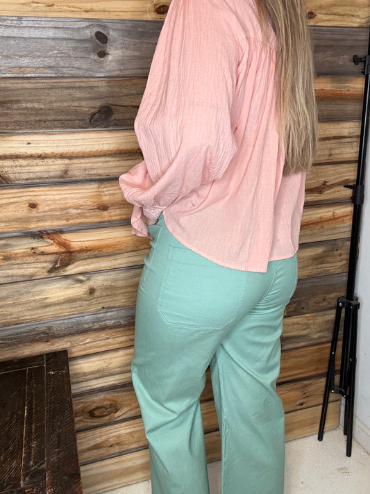 Ankle Cropped Summer Pants