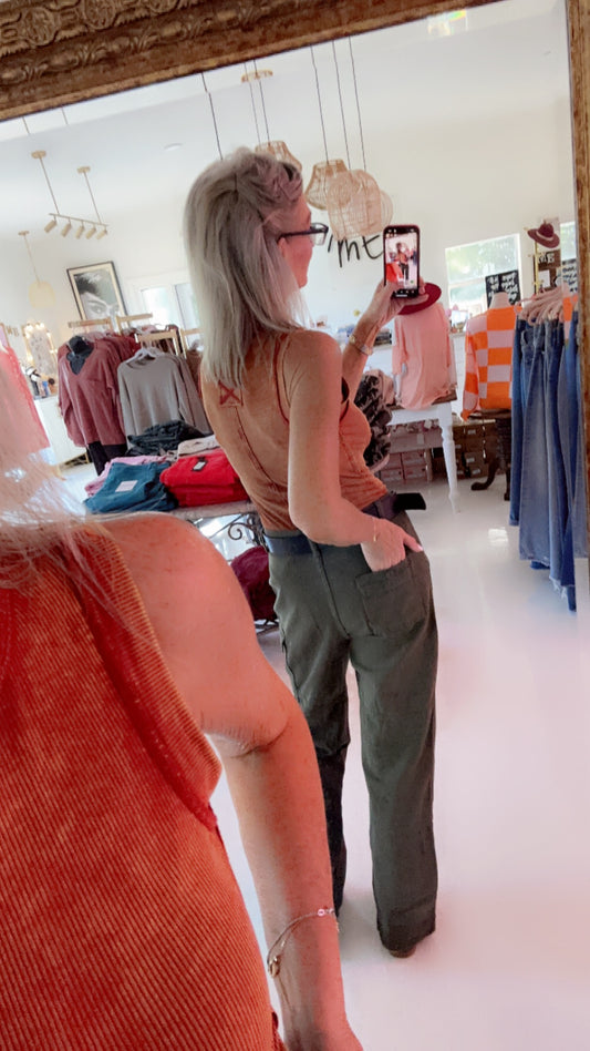 Olive Cargo pants