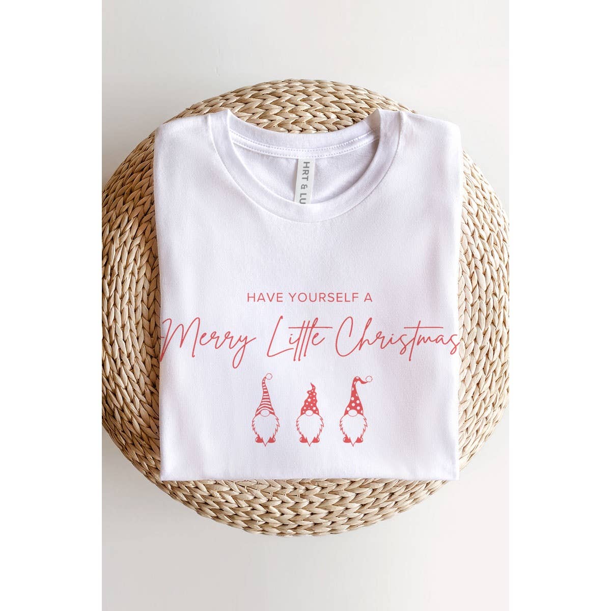 MERRY LITTLE CHRISTMAS SHORT SLEEVE GRAPHIC TEE