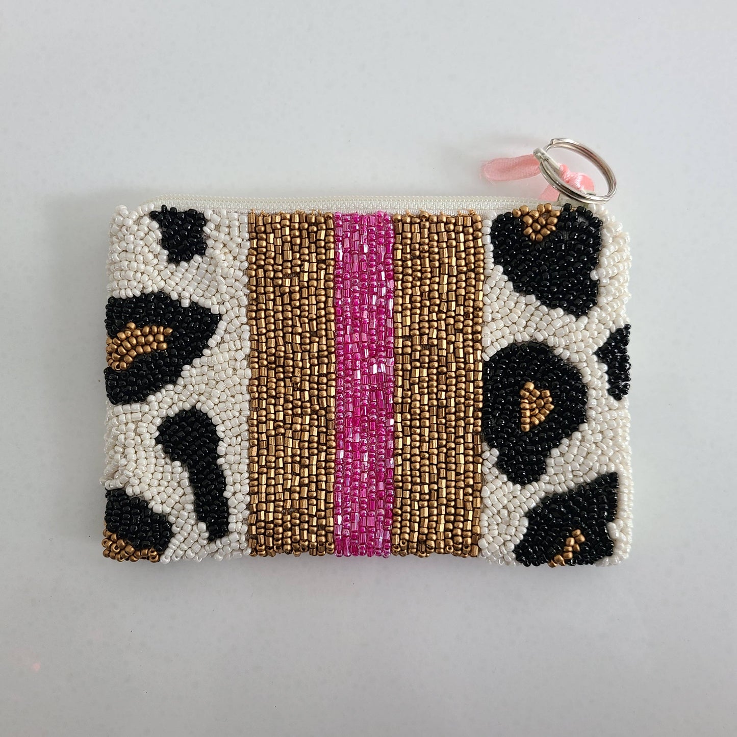 Leopard Beaded Bag