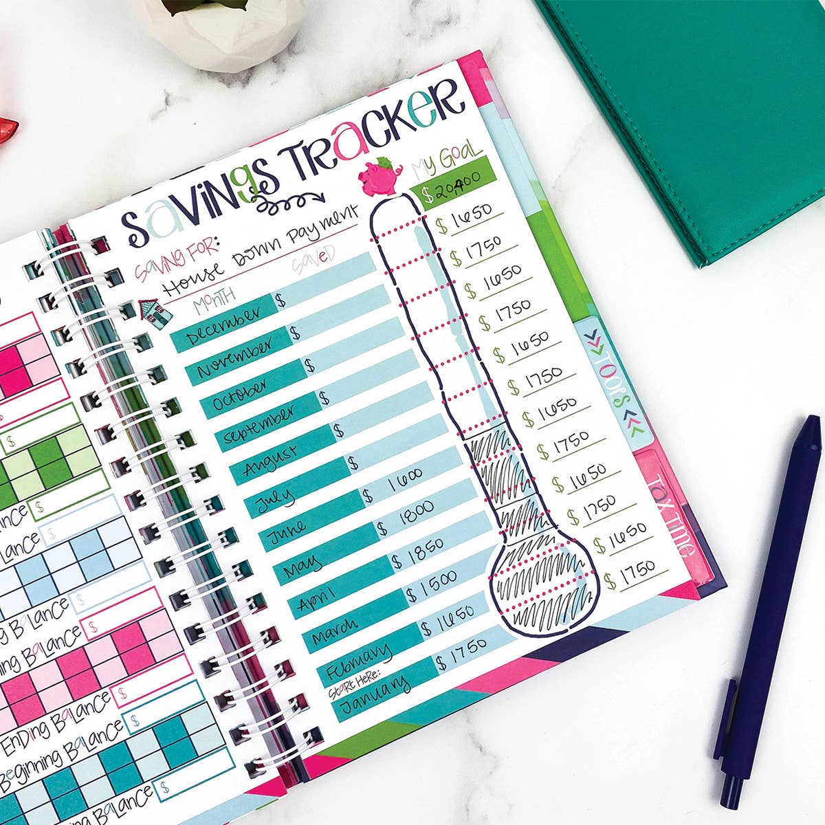 Budget Binder™ Bill Tracker Financial Planner | Open Stock