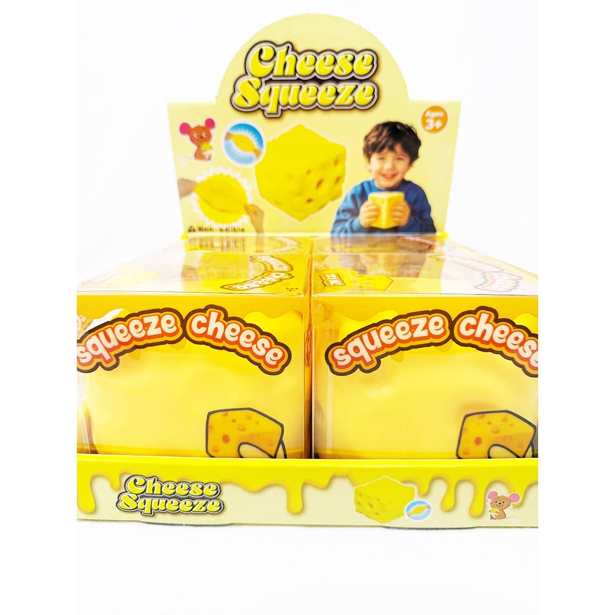 Viral Jumbo Cheese Squishy Toy