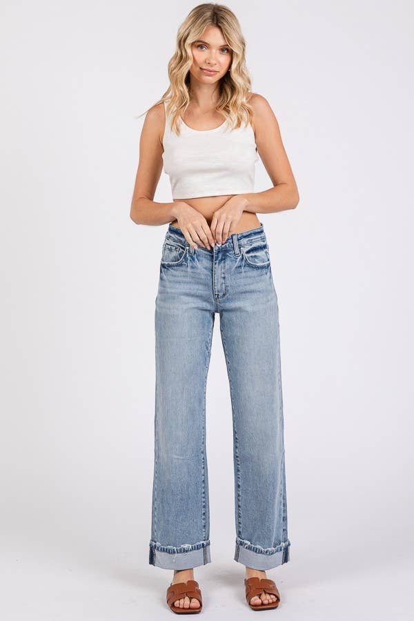 SUPER SOFT TOUCH LOW RISE COMFORT BAGGY STRAIGHT