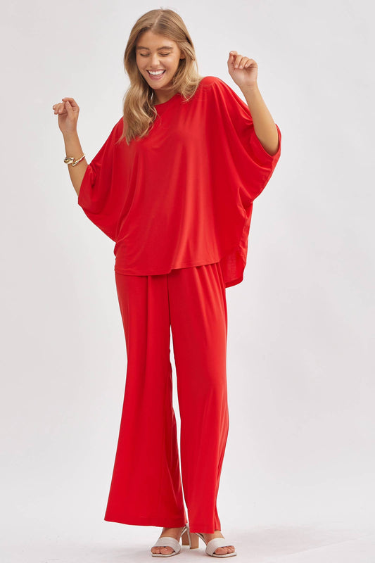 Flowy Top + Wide Leg Set TRVSET-COASTAL