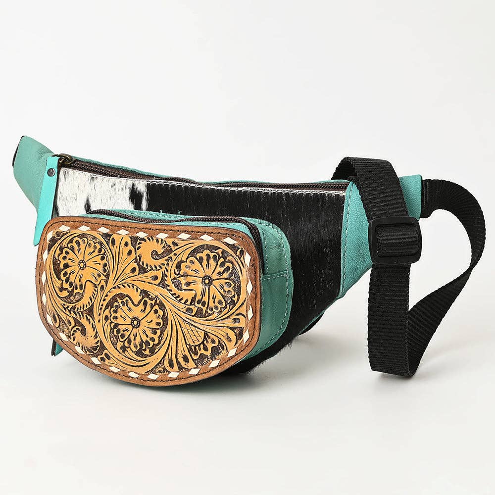 Fanny Pack Genuine Leather women bag western Bag