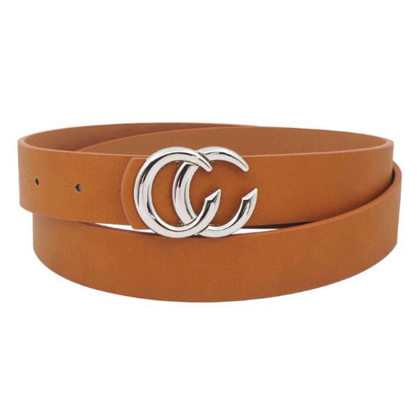 STYLISH SKINNY FASHION LETTER BUCKLE BELT. IW-2753SL