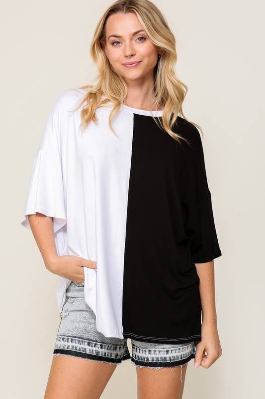 Game Day Multi Color Knit Top
